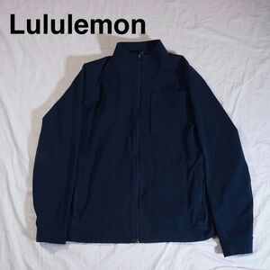 Lululemon Full Zip Jacket Navy Blue Polyester Womens XL